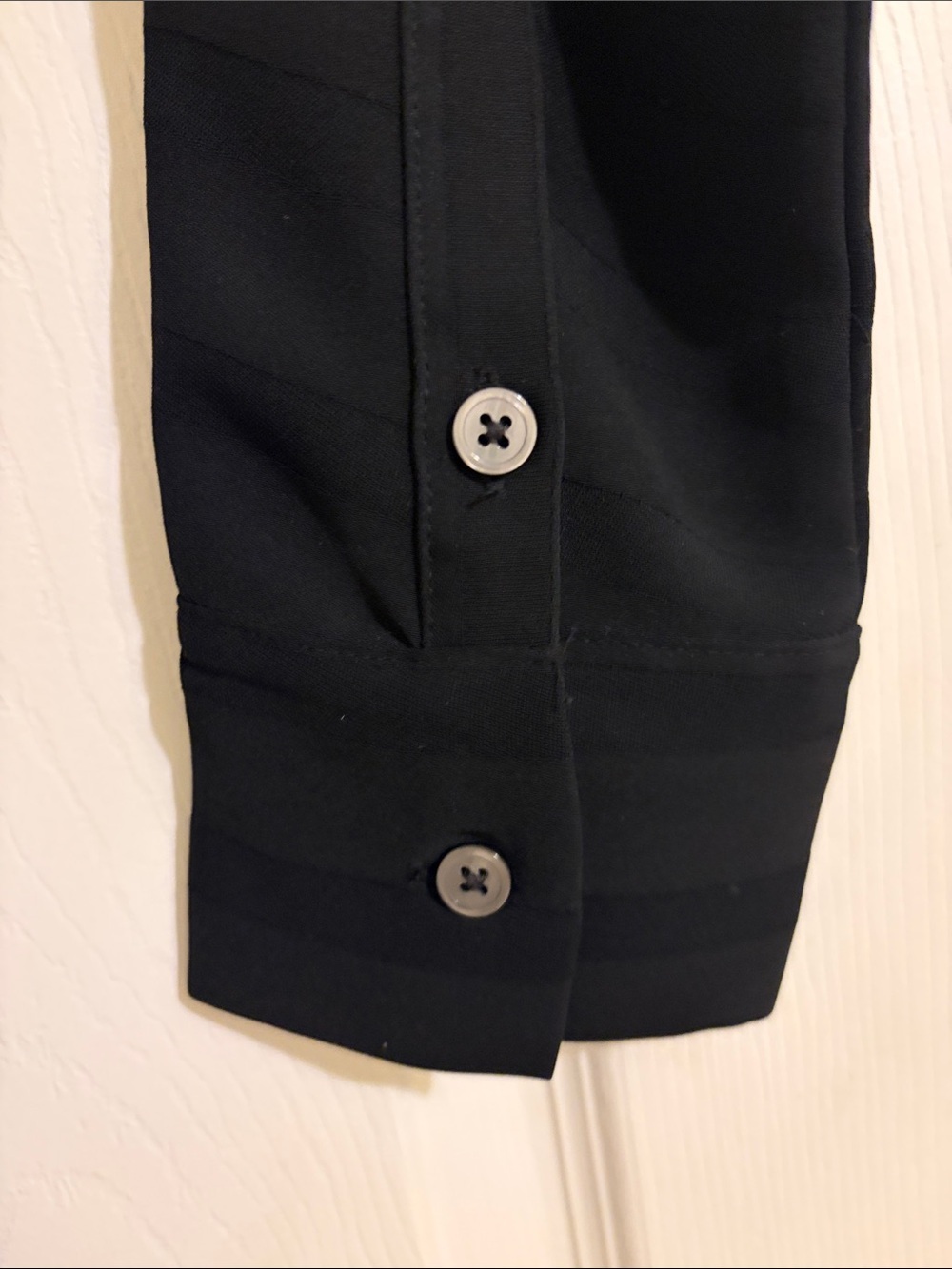 Banana Republic Black Wrap Midi Robe small - Picture 6 of 10
